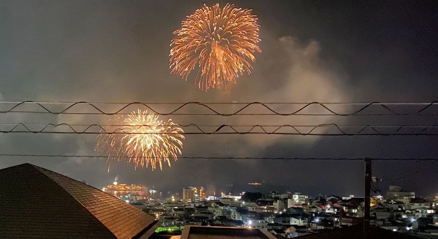 按針祭の花火